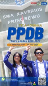 Open PPDB 2025-2026 SMA XAVERIUA PRINGSEWU