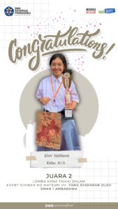 Prestasi Membanggakan: Glori Nathania Raih Juara 2 di Lomba Kana Taikai