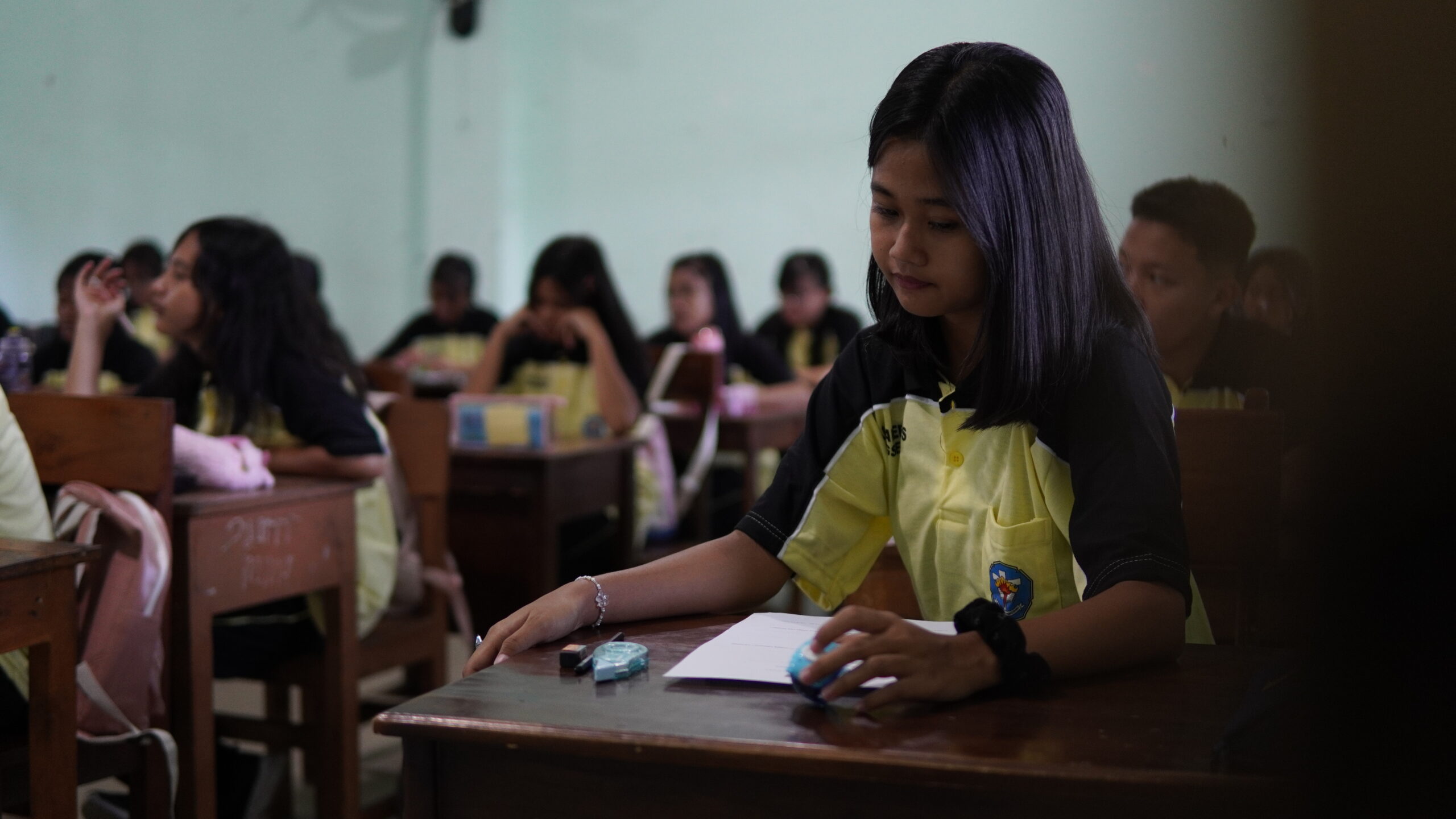 Tes Potensi Akademik di SMA Xaverius Pringsewu